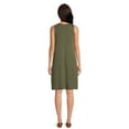 thumbnail image 4 of Time and Tru Women's Sleeveless Knit Swing Dress, Sizes XS-XXXL, 4 of 6