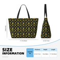 thumbnail image 4 of Sigee Pineapple Print Extra Large Waterproof Beach Travel Bag with Zipper - Durable and Versatile for Vacation, Gym, and Daily Use, 4 of 7