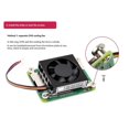 thumbnail image 4 of CM5 Cooling Fan for Compute Module 5 Low Noise with Heat Conductive Tape CM5-FAN-3007-5V, 4 of 5