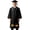 Black, variant on SRZYMJ Plain Graduation Honor Stole Classic End With Trim Unisex Adult 72" / 60" Long