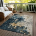 thumbnail image 6 of Addison Rugs Chantille Indoor/Outdoor Transitional Abstract Blue Washable Rectangle Rug, 9' x 12', 6 of 6