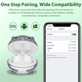 thumbnail image 4 of Kids Earbuds, Cat Wireless Headphones for Kids with Chaging Case, 85dB Safe Volume, IPX6 Waterproof, Passive Noise Cancelling, Touch Control, 30H Playtime, Wireless Earbuds for Girls Boys Teen, 4 of 10