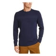 thumbnail image 1 of Club Room Mens Cotton Ribbed Trim Crewneck Sweater Navy XL, 1 of 2