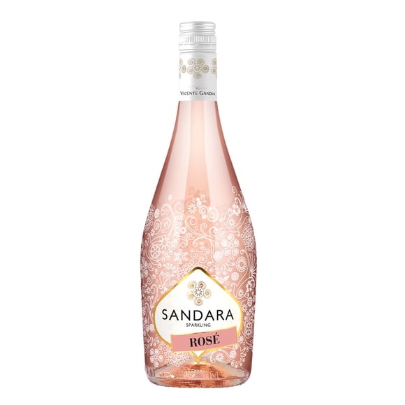 Bebida Aromatizada Sandara Sparkling a Base de Vino Rosado 750 ml