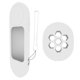 thumbnail image 1 of Silicona para funda protectora antipérdida para google Chromecast Tv 2020 Remot, blanco Feliz Sencillez, 1 of 5