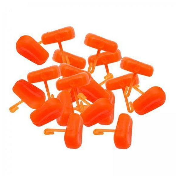 Almencla 2xSoft Baits Fishing Tackle for Making Boilies Corn Shaped Fishing Hair Stops, Fishing Lures Carp Lures, for Freshwater, Lake, Fly Fishing , Red, 2 Pcs