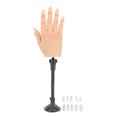 thumbnail image 2 of Nail Trainning Practice Hand with Suction Stand 1 Pc Professional Silicone Female Mannequin Hand False prosthetic Hands with Nail Tips for Nail Manicure, 2 of 7