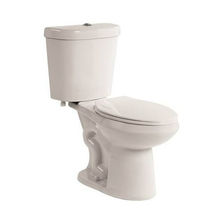 Premier Faucet All-in-One Comfort Height Dual Flush Elongated One-Piece Toilet (Seat