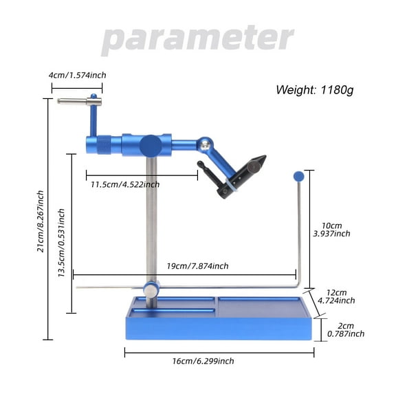 Fly Tying Vise,Tool Bait Tools Rotary Vise Twirltide With Stable Tool