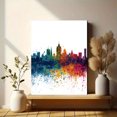 thumbnail image 6 of Colorful Cityscape Canvas Wall Art，Modern Home Decor Gift for Living Room Office Bedroom Hallway Dining Room, 6 of 8