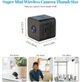 thumbnail image 5 of 1080P Mini Wireless Smart Home Camera WiFi Camera Nanny/Pet Cameras Small Camera for Security Build-in Battery/Indoor Camera with Night Vision, 5 of 6