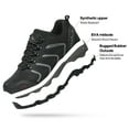 thumbnail image 4 of NORTIV 8 Men's Low Top Waterproof Hiking Shoes Trekking Trails Outdoor Work Shoes Black/Dark/Grey Size 7.5, 4 of 5