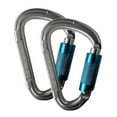 thumbnail image 1 of Mosquetón Ajustable Sharpla 2 Pcs Bloqueo de Tornillo de Hamaca multifuncional, 1 of 8