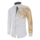 thumbnail image 1 of Camisa Casual Estampada De Manga Larga Para Hombre, 1 of 7
