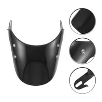 Worgeous 1Pack ABS Retro Design Motorcycle Windscreen Universal Motorbike Windshield 22.00X18.50X0.30Cm