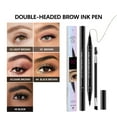 thumbnail image 4 of Kokovifyves Double-head Two-fork Eyebrow Pencil Waterproof Sweat-proof Non-halos Dyes Wilds Eyebrow Flus Liquid Eyebrow Pencil, 4 of 4