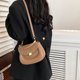 thumbnail image 3 of Nuevo bolso de nicho de moda, bandolera de cuero artificial, bolso redondo pequeño para citas diarias, 3 of 5