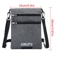 thumbnail image 3 of Neck Bag Travel Documents, Waterproof Mobile Phone Holder, Adjustable Shoulder Strap, Durable Polyester Fabric, For Business Travel, Secure Hanging Design, Compact Fits Passport, Everyday Akmoler, 3 of 8