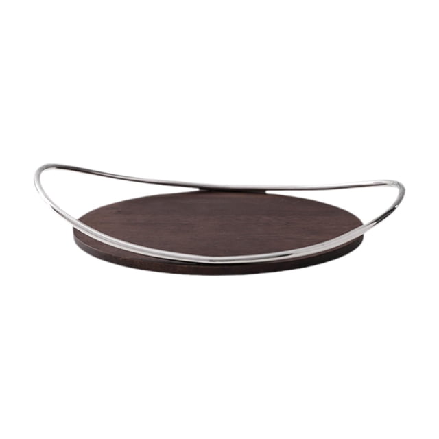 Bandeja de espejo Organizador de almacenamiento de alimentos Decoración multiusos Plato de comida Plato de comida para bar Boda Acción de Gracias Madera