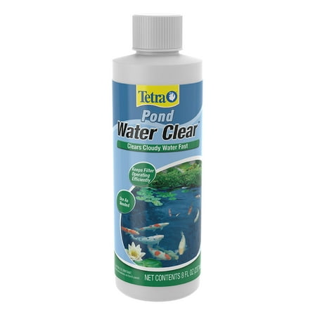 Tetra Pond Water Clear Clarifier, Safe for Ornamental Pond Fish and Plants, 8 oz