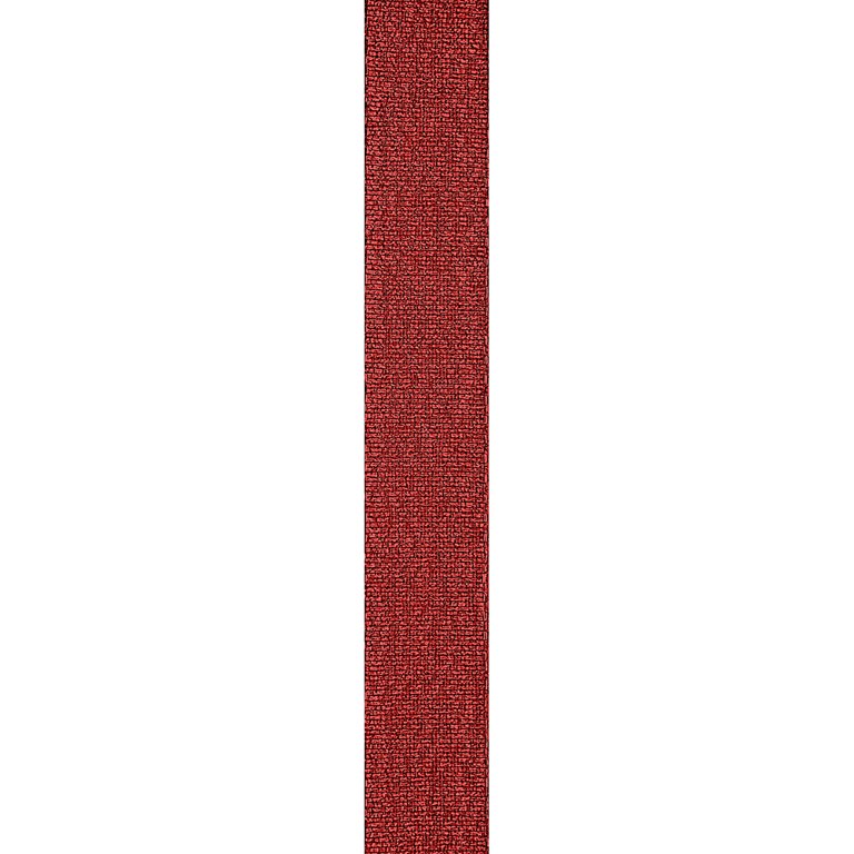 Offray Ribbon, Red 1/8 inch Galena Metallic Ribbon, 9 feet