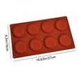 thumbnail image 3 of Silicone 8 Chrysanthemum Cake 8 Sunflower Cookie Flower Shape DIY Baking Tools/ Silicone 8-In-1 Chrysanthemum Cake Mold, 3 of 5