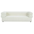 thumbnail image 3 of Elsa Cream Velvet Sofa, 3 of 4