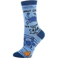 thumbnail image 3 of Women’s Sea Themed Funny Crew Socks, Crazy Novelty Cotton Dress Socks Gift - Holy Crab, 3 of 4