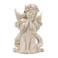 thumbnail image 2 of de resina tallado en Mejilla de apoyo beige Gloria  Estatua del candelero, 2 of 9