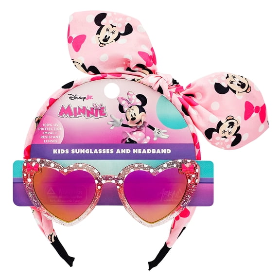 Sun-Staches Minnie Mouse Sunglasses and Headband Set With UV Protection