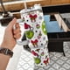 thumbnail image 4 of Rosalena Christmas Grinh Fuel Gift SNowflake Vaso de 40 onzas con asa y pajita, vaso grande de acero inoxidable con aislamiento al vacío, taza de café helado, botella de agua, taza de viaje, 4 of 4