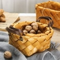 thumbnail image 6 of Small Bamboo Baskets for Organizing, Recycled Paper Rope Storage Basket Container Bins for Shelves Bathroom Cupboards Drawer, Decorative Square Basket Organizer, 6 of 6
