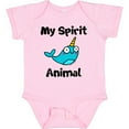 thumbnail image 3 of Inktastic Narwhal is my Spirit Animal Boys or Girls Baby Bodysuit, 3 of 5