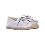 Womens Michael Kors Bella Espadrille Slip On Flats, Optic White