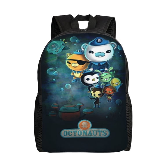 Octonaut Backpack Large Capacity Schoolbag Book Bag Casual Daypack For Women Men