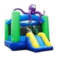thumbnail image 2 of JumpOrange OctoBounce Extravaganza Outdoor Inflatable Bounce House with Blower and Slide, 2 of 7