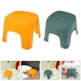 thumbnail image 1 of FUTUREORYY 2Pcs Household Plastic Foot Stool with Nonslip Design for Toilet and Bathroom Use, 1 of 8