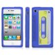 thumbnail image 1 of Protector de la cubierta de la caja de la piel del silicón de la cinta de casete retro para el iPhone 4S 4G, 1 of 9