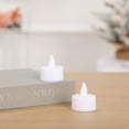thumbnail image 4 of Battery Tea Lights - 24 LED Tea Lights Candles Realistic and Bright Flickering Holiday Gift Flameless Battery-Operated Lights for Wedding,Holiday,Party, Home Decoration, 4 of 8