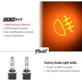 thumbnail image 3 of Winjet Fog Light Replacements Pair Left & Right OE Fitment Bulbs Included for 1999-2002 GMC Sierra 1500/2500 & 2001-2002 GMC Sierra 2500 HD/3500 - Clear Lens, 3 of 7