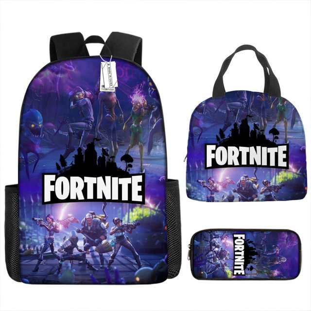 Fortress Night Children's Schoolbag Primary And Secondary School Student Backpack Lightweight Digital Print Lunch