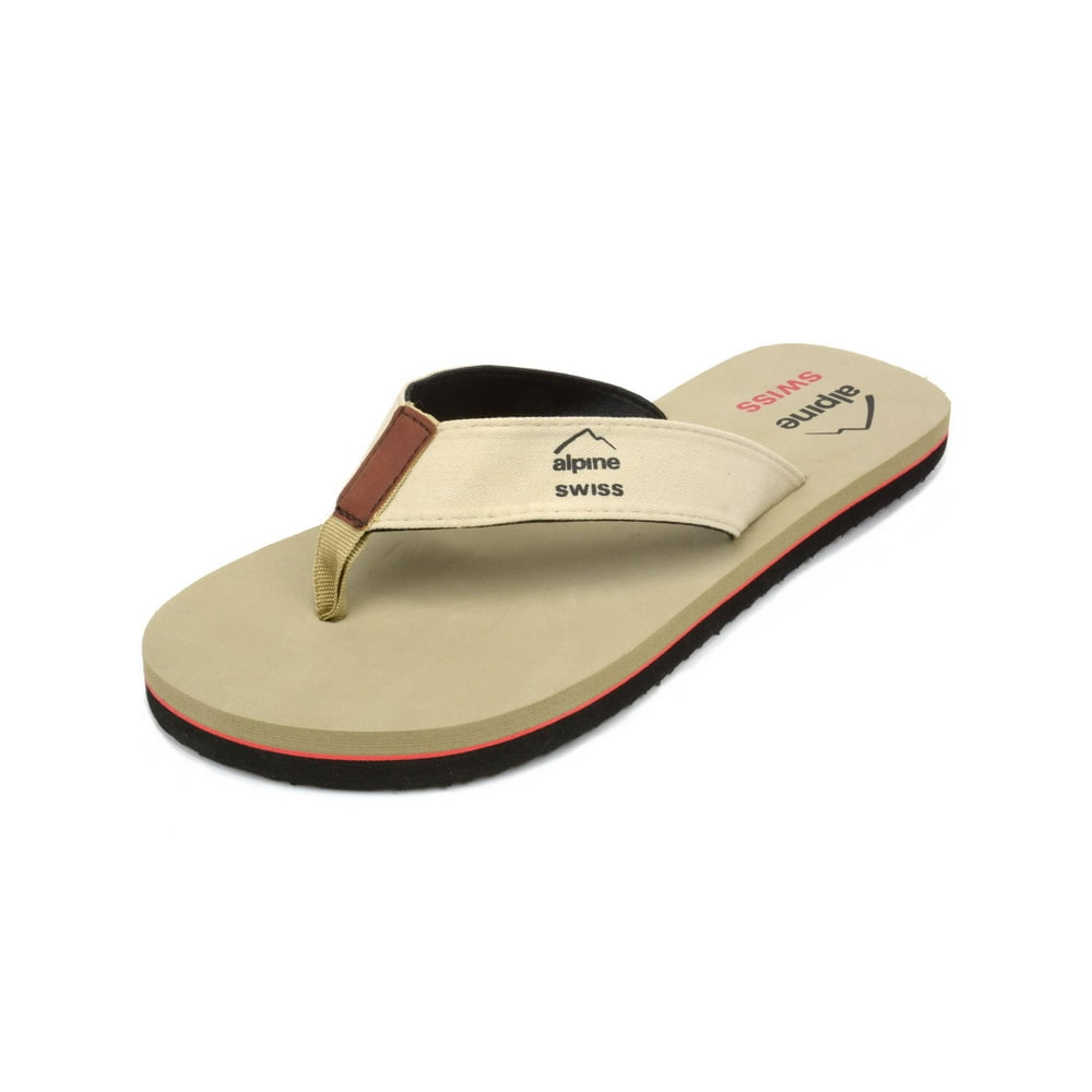 alpine swiss men's flip flops