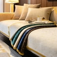 thumbnail image 2 of DanceeMangoos European High-end Sofa Covers Luxury Chenille Universal Non-slip Leather Sofa Cushion Furniture Protector Living Room Slipcovers, 2 of 6