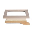 thumbnail image 6 of Rustic Wooden Square Picture Frames 8x8 - Set of 2 - 100% Natural Solid Eco Wood with Real Glass for Wall Mounting and Tabletop Photo Frame - Brown Grey, 6 of 7