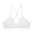 White, variant on Womens Bras Wireless Lightly Lined Triangle Beauty Back Mini Bralette Top Push Up Bras for Women