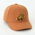 thumbnail image 2 of Gelikeya Excavator Toddler Baseball Hats Embroidery Adjustable Kids Baseball Caps Toddler Baseball Hat for Little Boys Present (Orange, 2-8 Yearss), 2 of 5