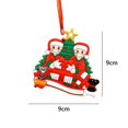 thumbnail image 2 of Adornos Colgantes Para Árboles De Navidad Con Cordón Árbol De Navidad Estrellas Adorno Familiar Diy Saludos Escritos A Mano Colgante Regalo Para Amigos O Familiares Guardurnaity AP006776-02, 2 of 6