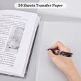 thumbnail image 6 of DTF Transfer Film A4 15 Sheets Double-Sided PET Heat Transfer Paper Glossy White DTF Film Direct Print On T-Shirts Textile for Clothing Home Decoration DIY Craft, 6 of 7