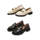 thumbnail image 4 of Sonducket Mocasines con cadena de Metal británica para mujer, zapatillas antideslizantes a la moda, resistentes al desgaste, regalo exterior, Calzado Negro, 4 of 6