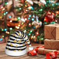 thumbnail image 6 of Haiem Gold Flamingo Pattern Santa Hat Confortable Velvet Christmas Hat for Christmas Party Favors Fit for Adults Men Women, 6 of 6